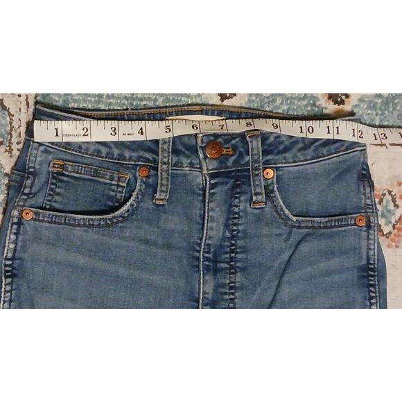 Madewell Women's Straight Leg High-Rise Curvy Stovepipe Size 25 25Wx26L - Picture 3 of 10